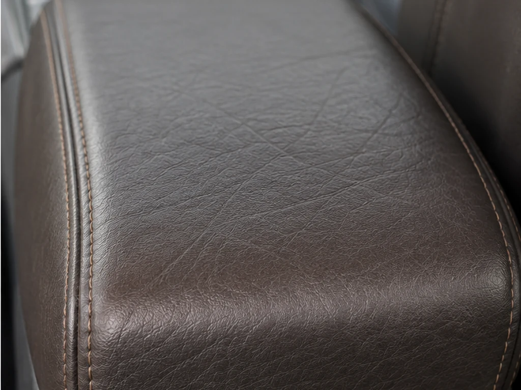 Illustrative view of the center armrest with a repaired surface